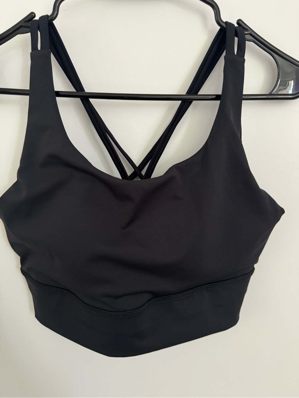 Black Strappy Longline Bralette - Women Intimates & Sleepwear